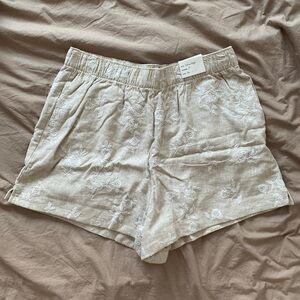 Abercrombie & Fitch High Waist Tan Shorts